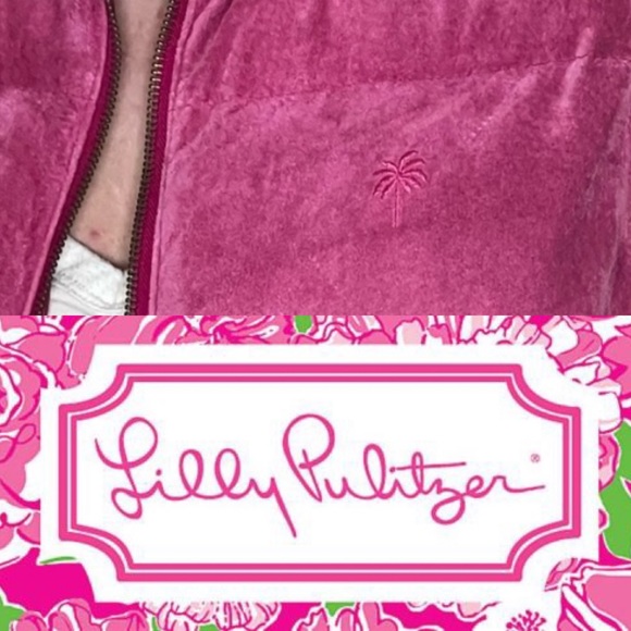 Lilly Pulitzer Jackets & Coats Lilly Pulitzer Pink Puffer Vest